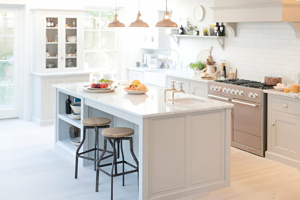 Compact apartment kitchen in Philadelphia cleaned by CNX Clean Pro